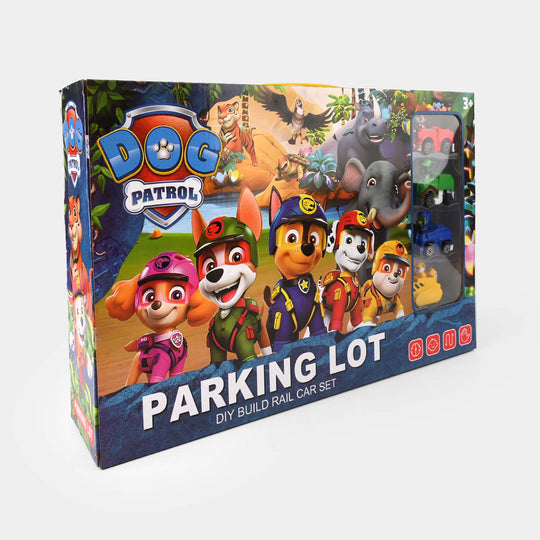 Parking Lot DIY Build Rail Car Set – 4 Car Playset