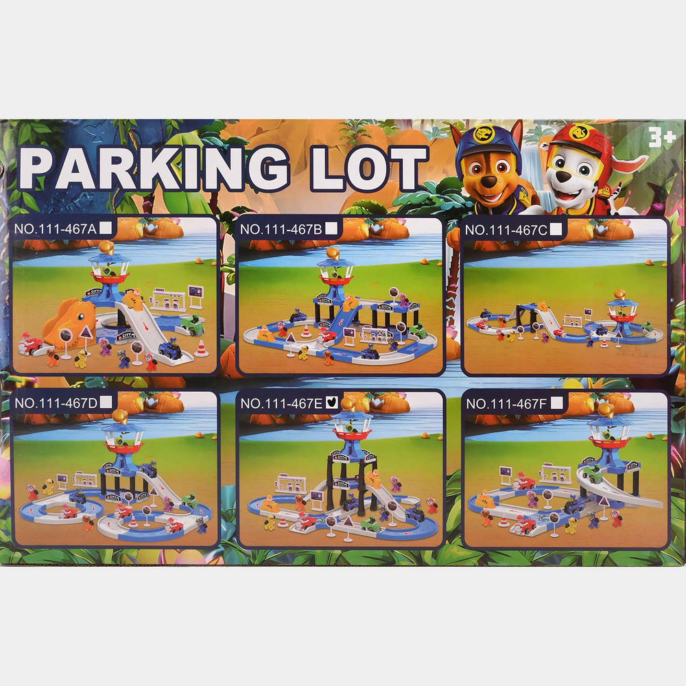 Parking Lot DIY Build Rail Car Set – 4 Car Playset
