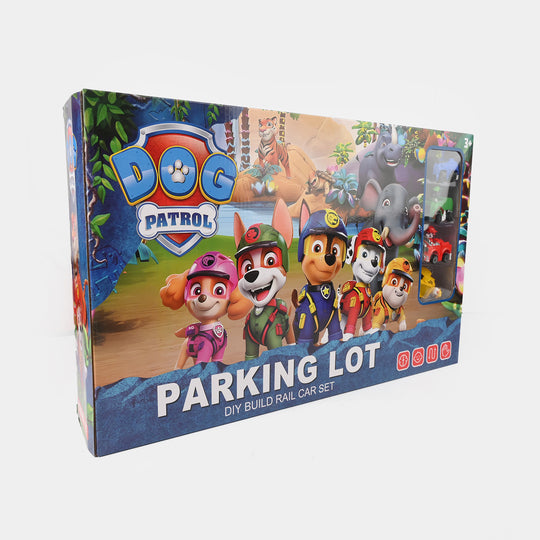 Parking Lot DIY Build Rail Car Set – 4 Car Playset