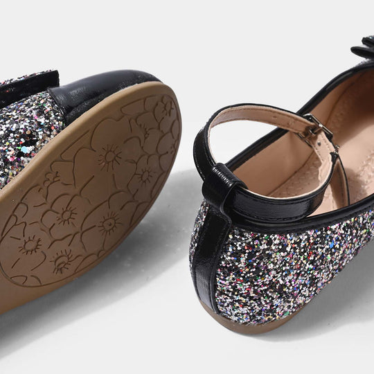 Girls Pumps 1347-BLACK