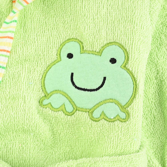 HOODED BABY BATH GOWN/BATH ROBE | 9-24M