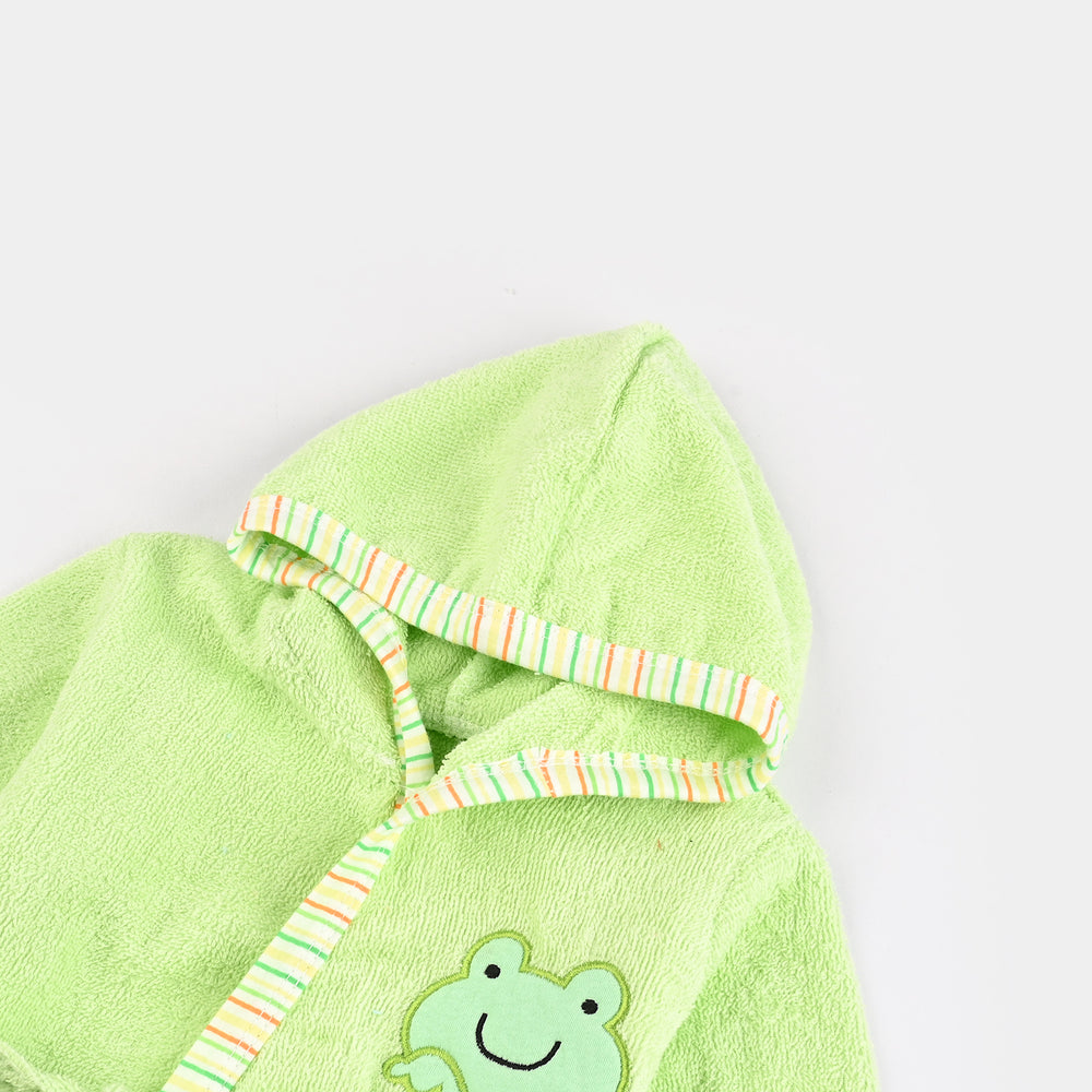HOODED BABY BATH GOWN/BATH ROBE | 9-24M