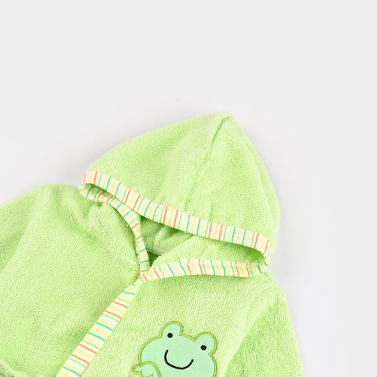 HOODED BABY BATH GOWN/BATH ROBE | 9-24M