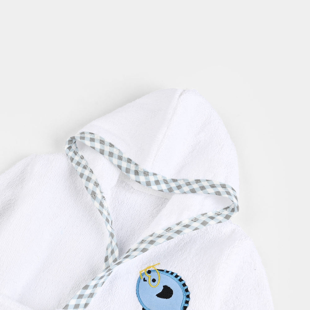 HOODED BABY BATH GOWN/BATH ROBE | 9-24M