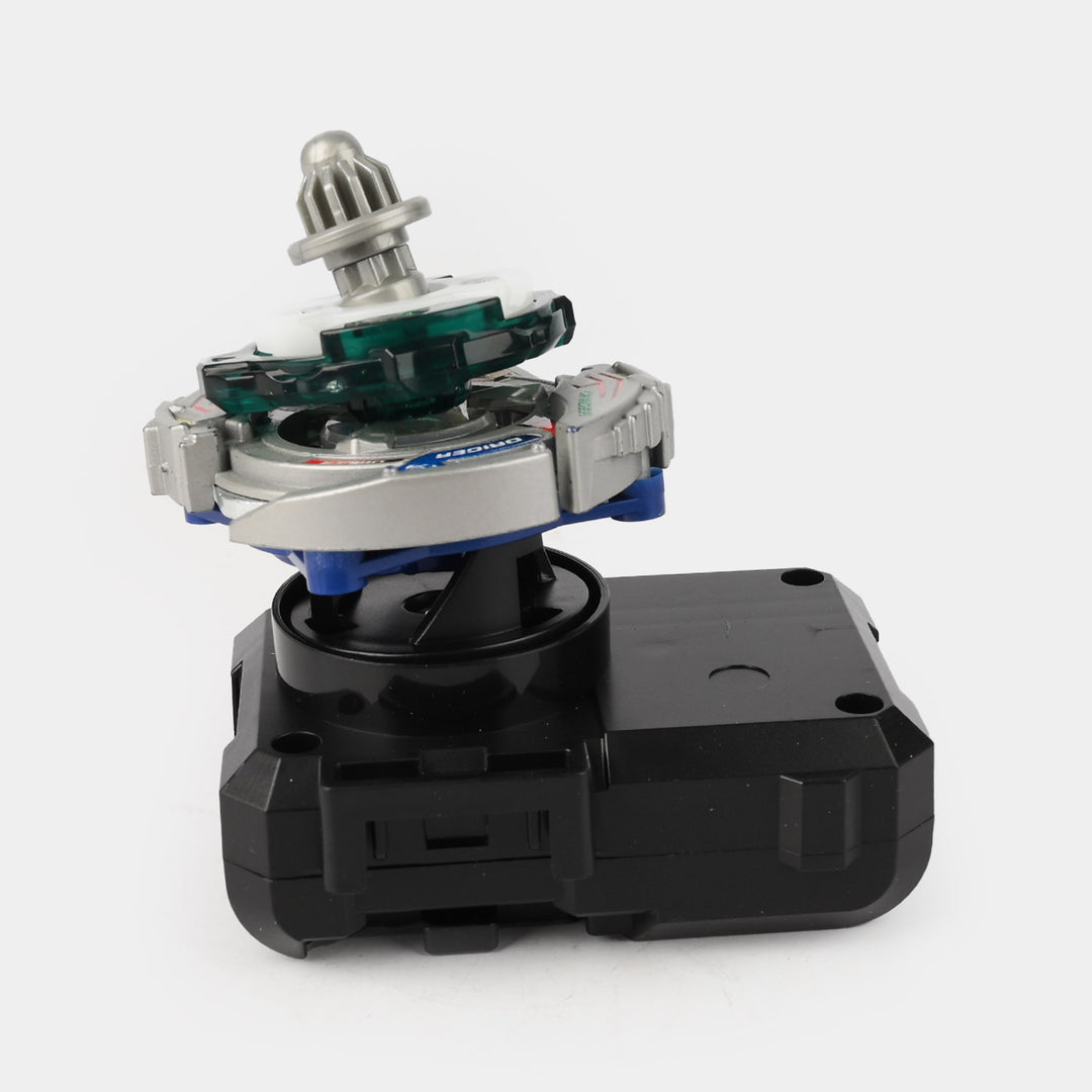 Burst Alloy Gyro With Launcher For Kids