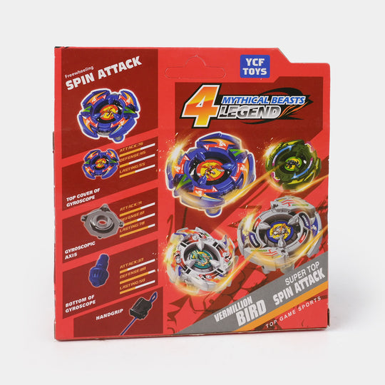 Burst Alloy Gyro With Launcher For Kids