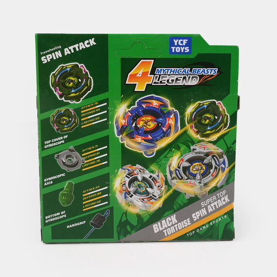 Burst Alloy Gyro With Launcher For Kids
