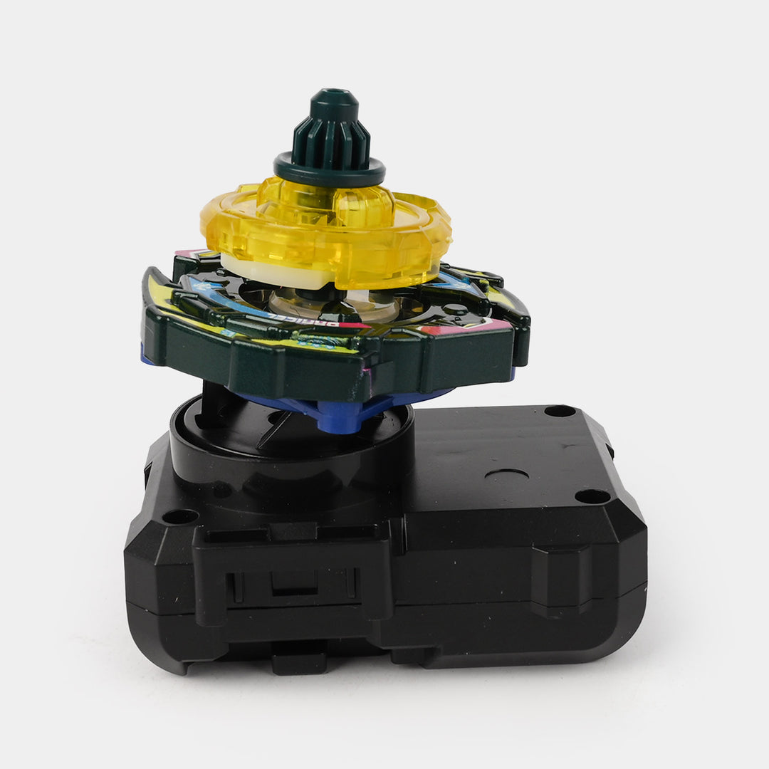 Burst Alloy Gyro With Launcher For Kids