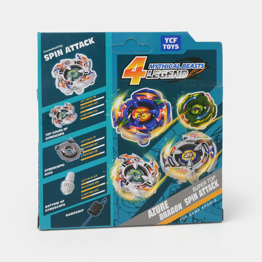 Burst Alloy Gyro With Launcher For Kids
