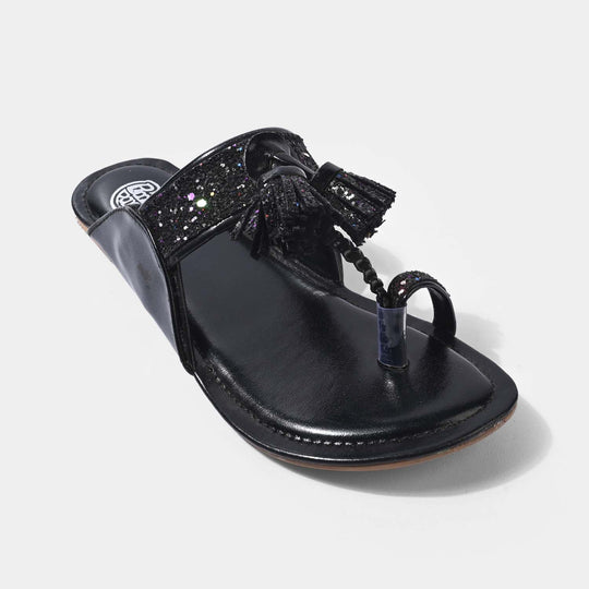 Girls Kolhapuri MT-05-BLACK
