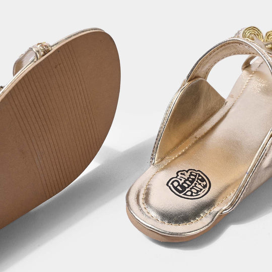 Girls Kolhapuri MT-05-GOLDEN