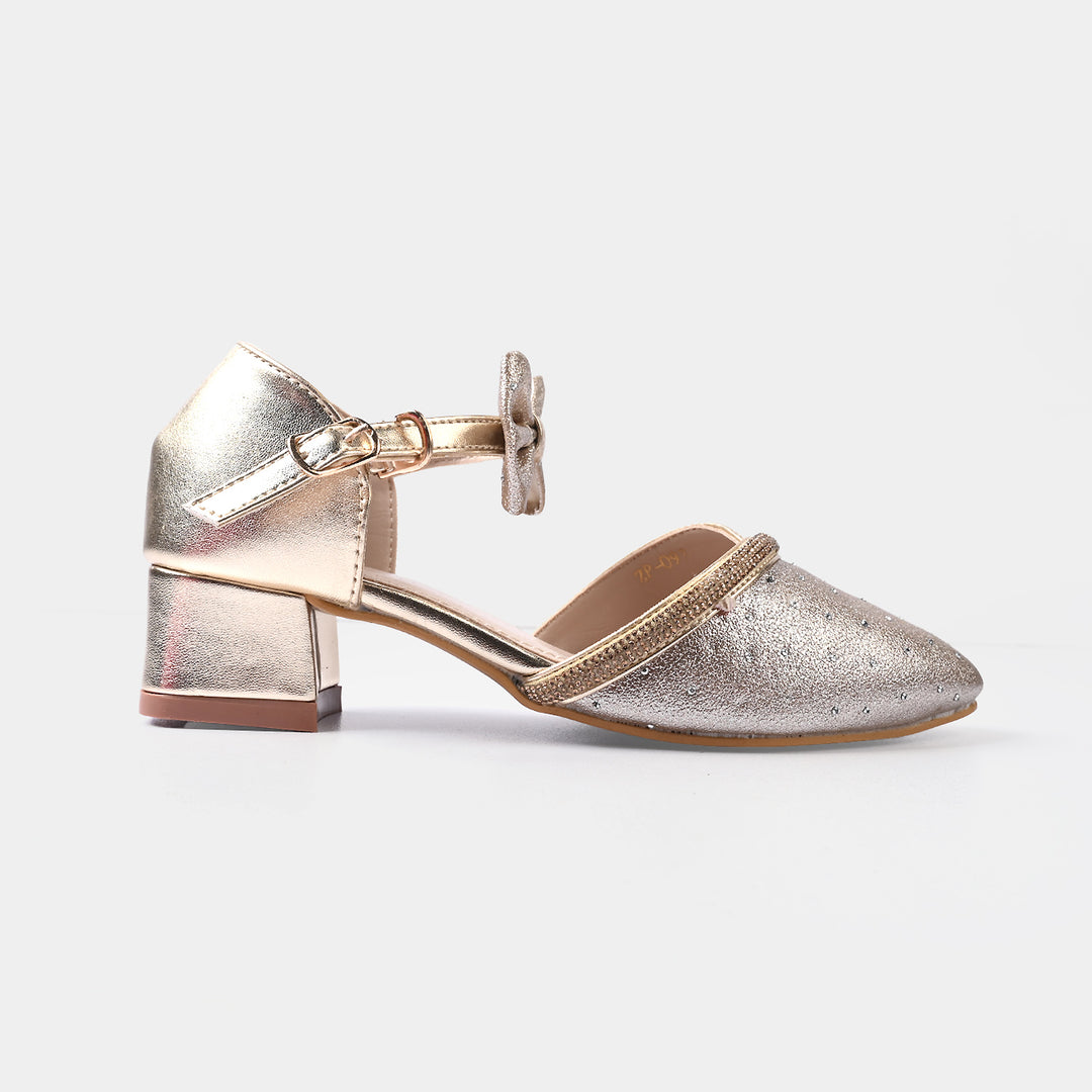 Girls Pumps Heels ZP-093-GOLDEN