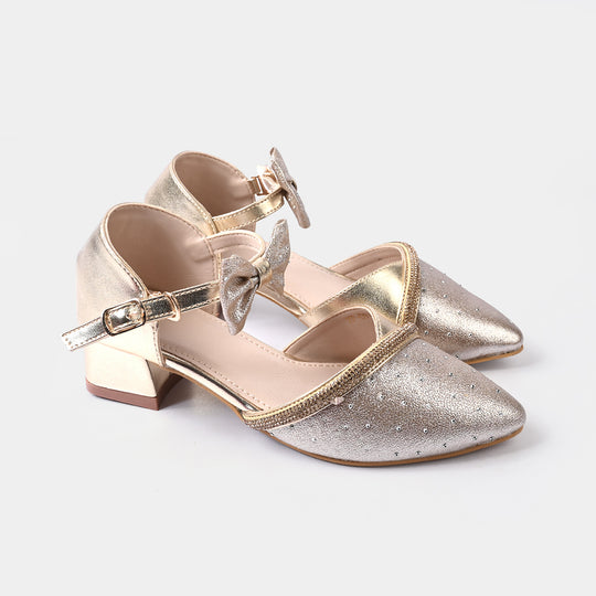 Girls Pumps Heels ZP-093-GOLDEN