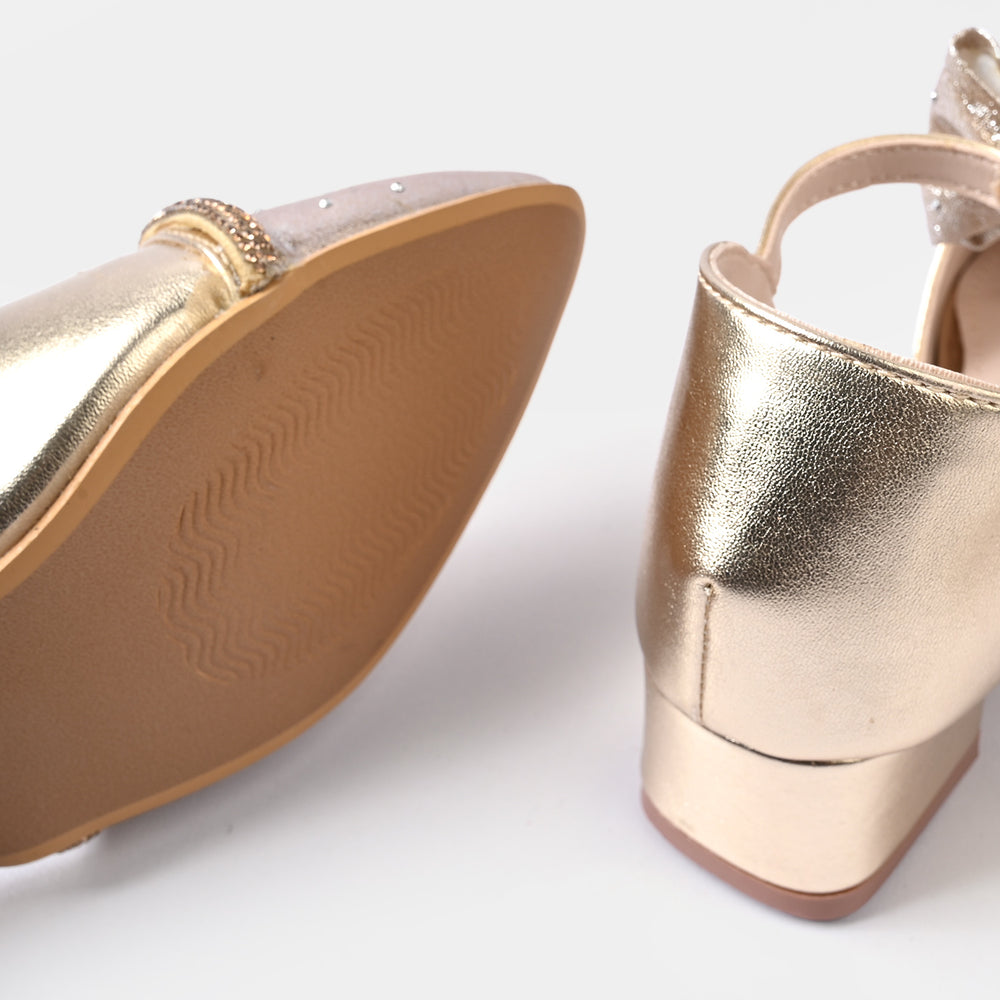 Girls Pumps Heels ZP-093-GOLDEN