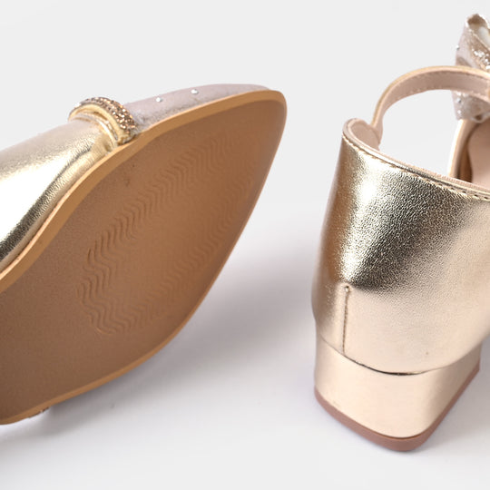 Girls Pumps Heels ZP-093-GOLDEN