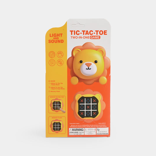 Tic-Tac-Toe 2 in 1 – Snap and Play Light-Up Game