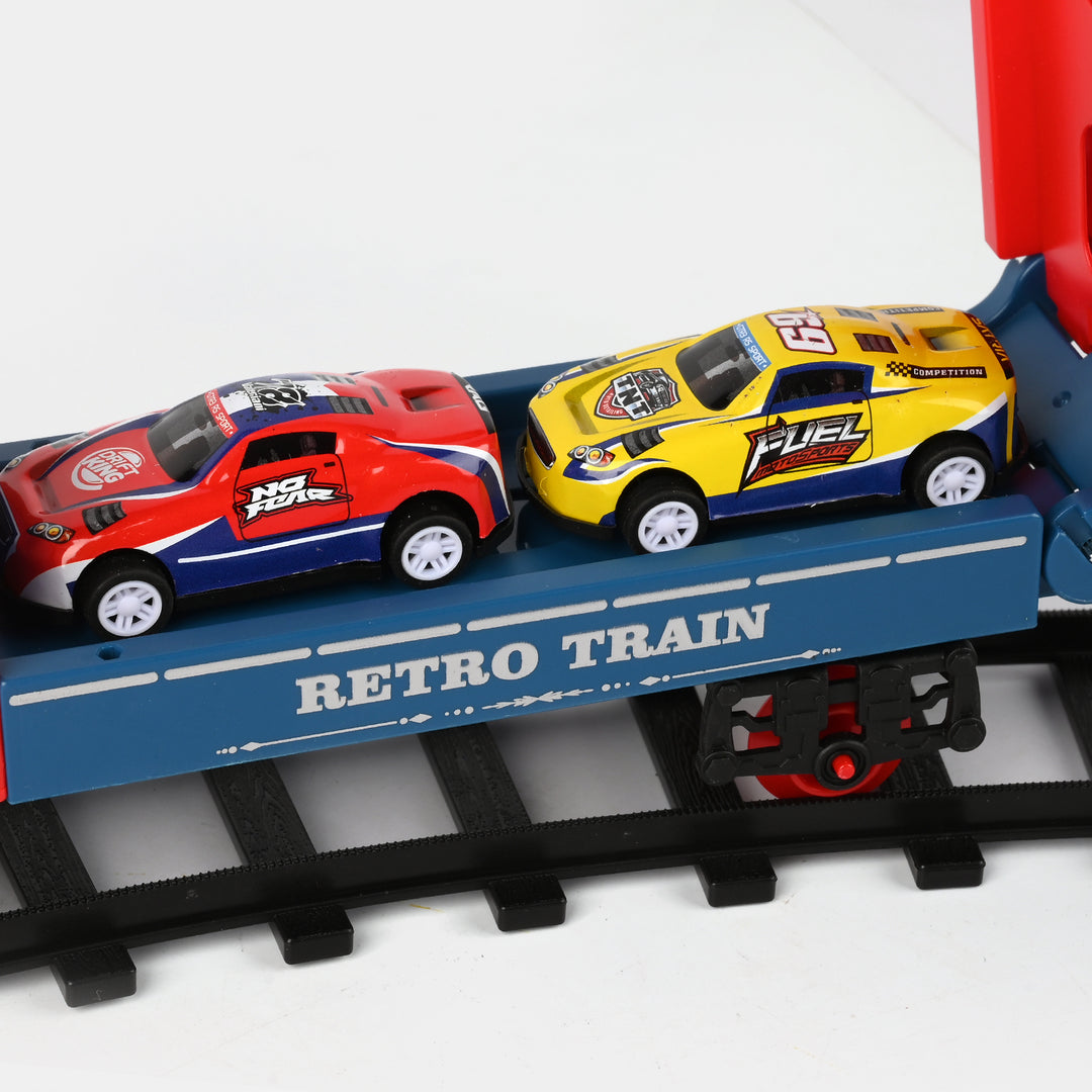 Electric Steam Train Set With Tracks
