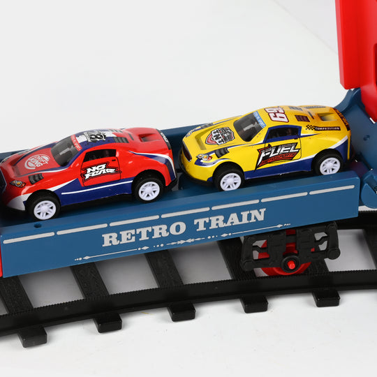Electric Steam Train Set With Tracks