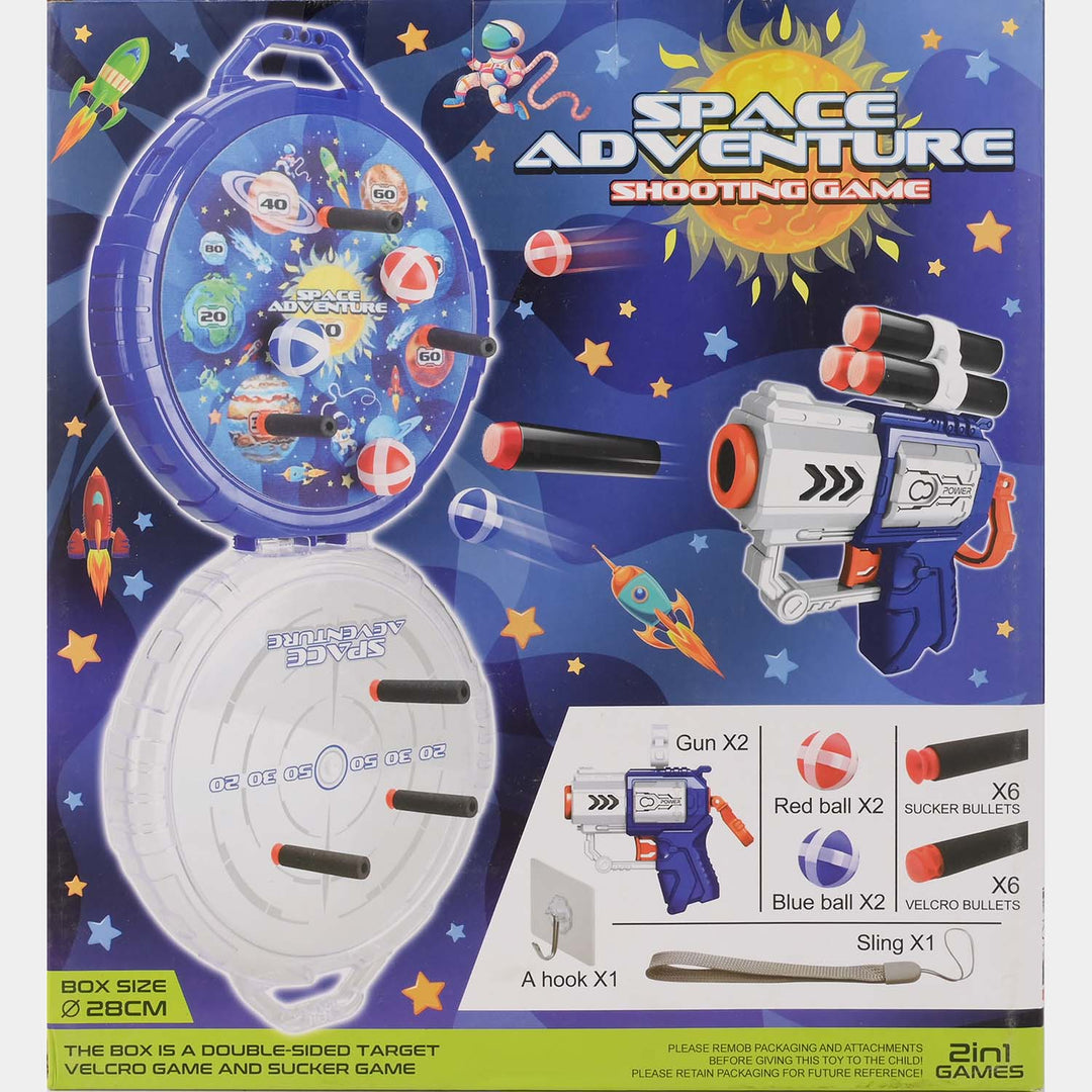 Space Adventure Shooting Game – Double-Sided Target Fun