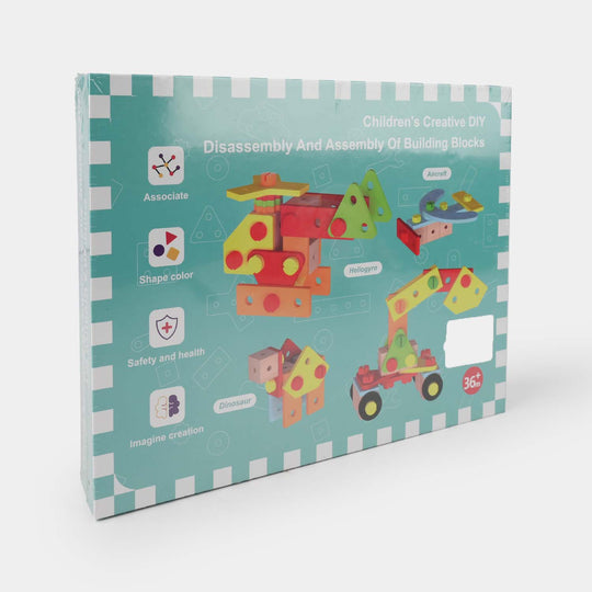 Wooden Assembly Building Blocks