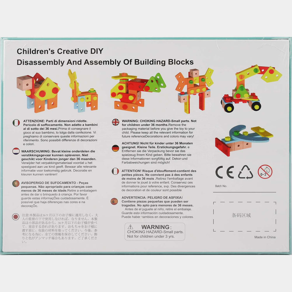 Wooden Assembly Building Blocks