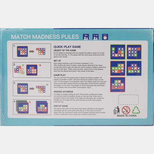 Match Madness Puzzle and Combination Cubes Game