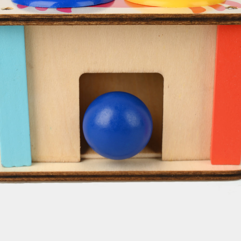 Wooden Color Matching Knock the Ball with Hammer