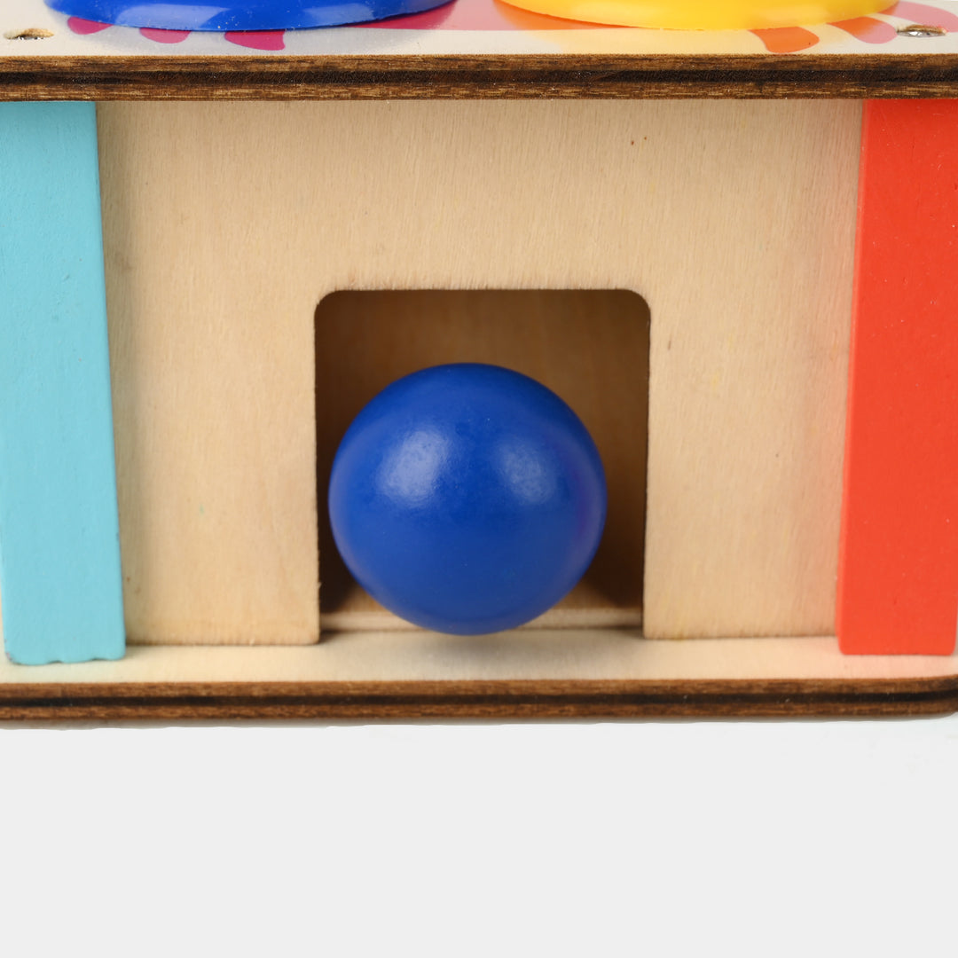 Wooden Color Matching Knock the Ball with Hammer