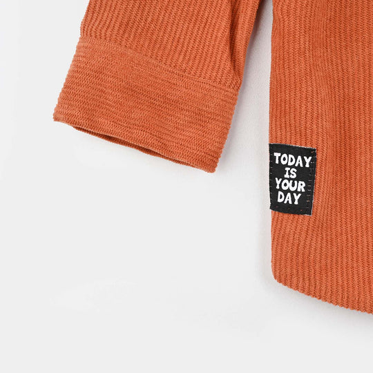 Boys Corduroy Shirt (Ever cord)-Rust