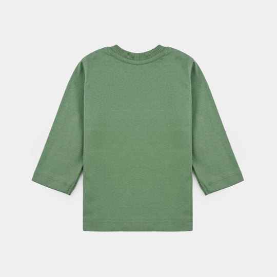 Infant Boys Cotton Night Suit Follow Your Dream-Green Bay