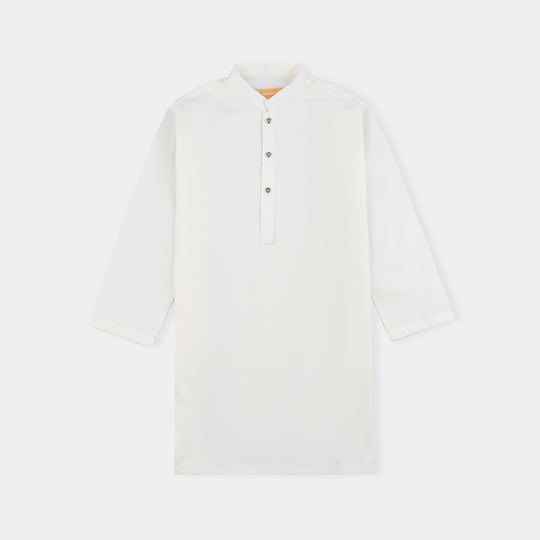 Boys Cotton Poplin 3Piece Suit-White