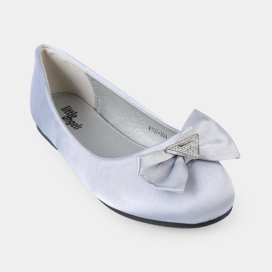 Girls Pumps P787-D24-SILVER