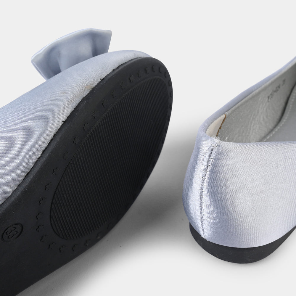 Girls Pumps P787-D24-SILVER