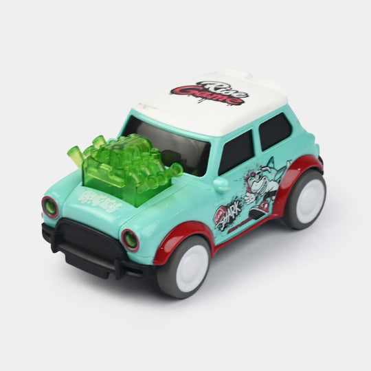 Friction Mini Stunt Vehicle Toy For Kids