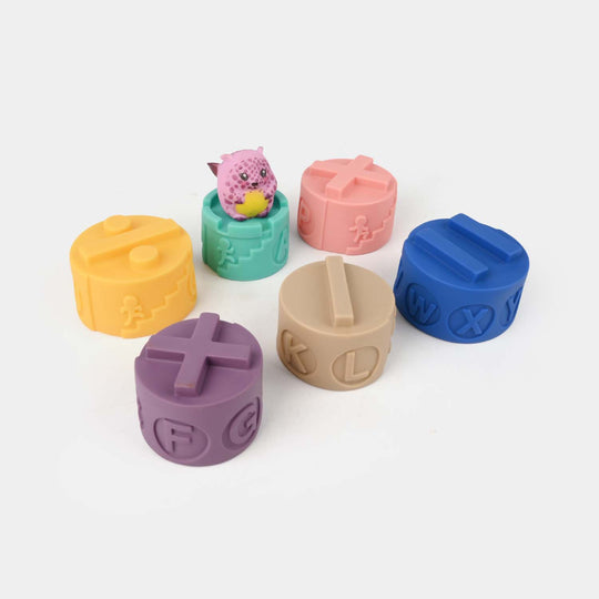 Colorful Stacking Soft Blocks Tower Making Toy