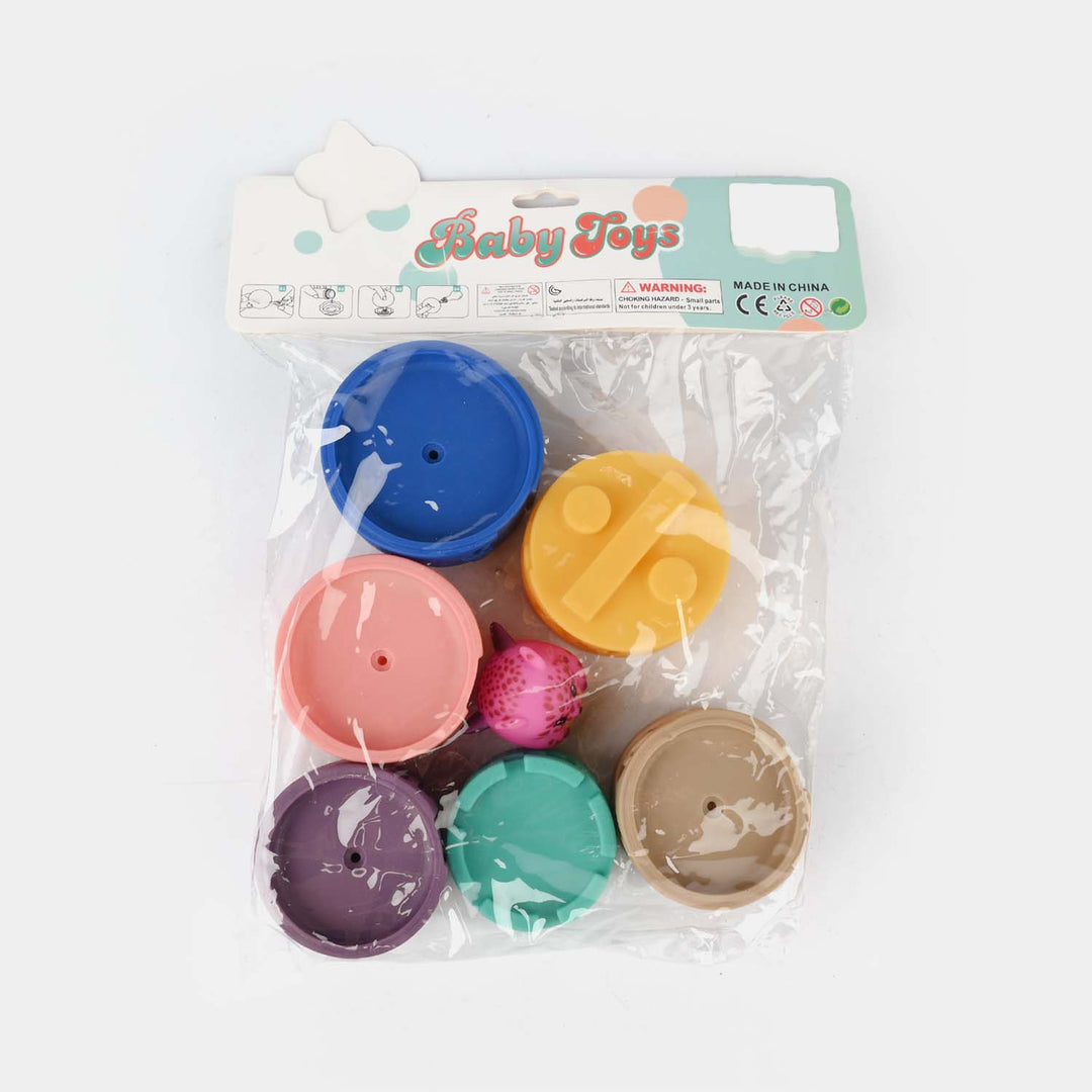 Colorful Stacking Soft Blocks Tower Making Toy