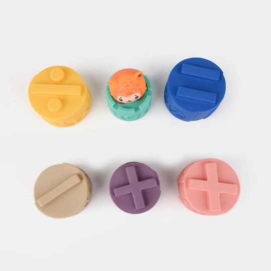 Colorful Stacking Soft Blocks Tower Making Toy