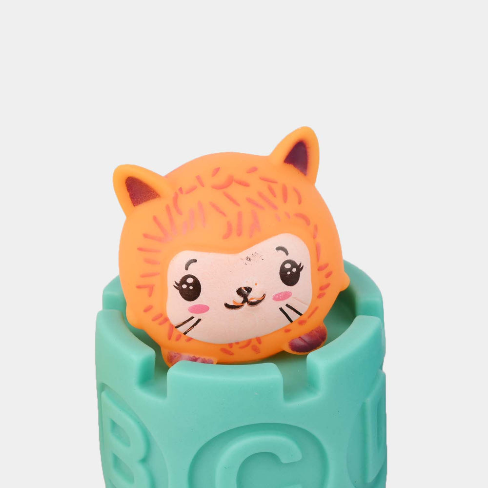 Colorful Stacking Soft Blocks Tower Making Toy