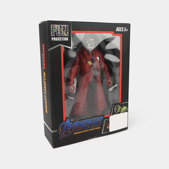 Light-Up Action Figure With Movable Arms