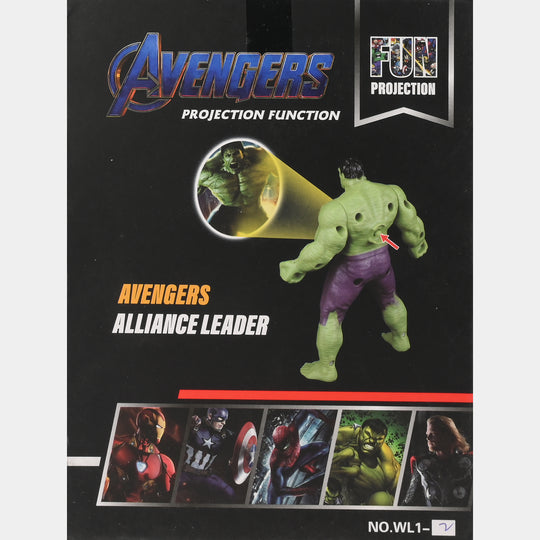 Light-Up Action Figure With Movable Arms