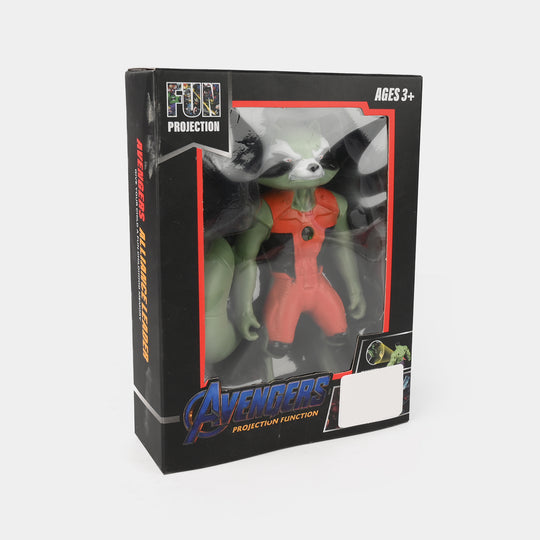 Light-Up Action Figure With Movable Arms
