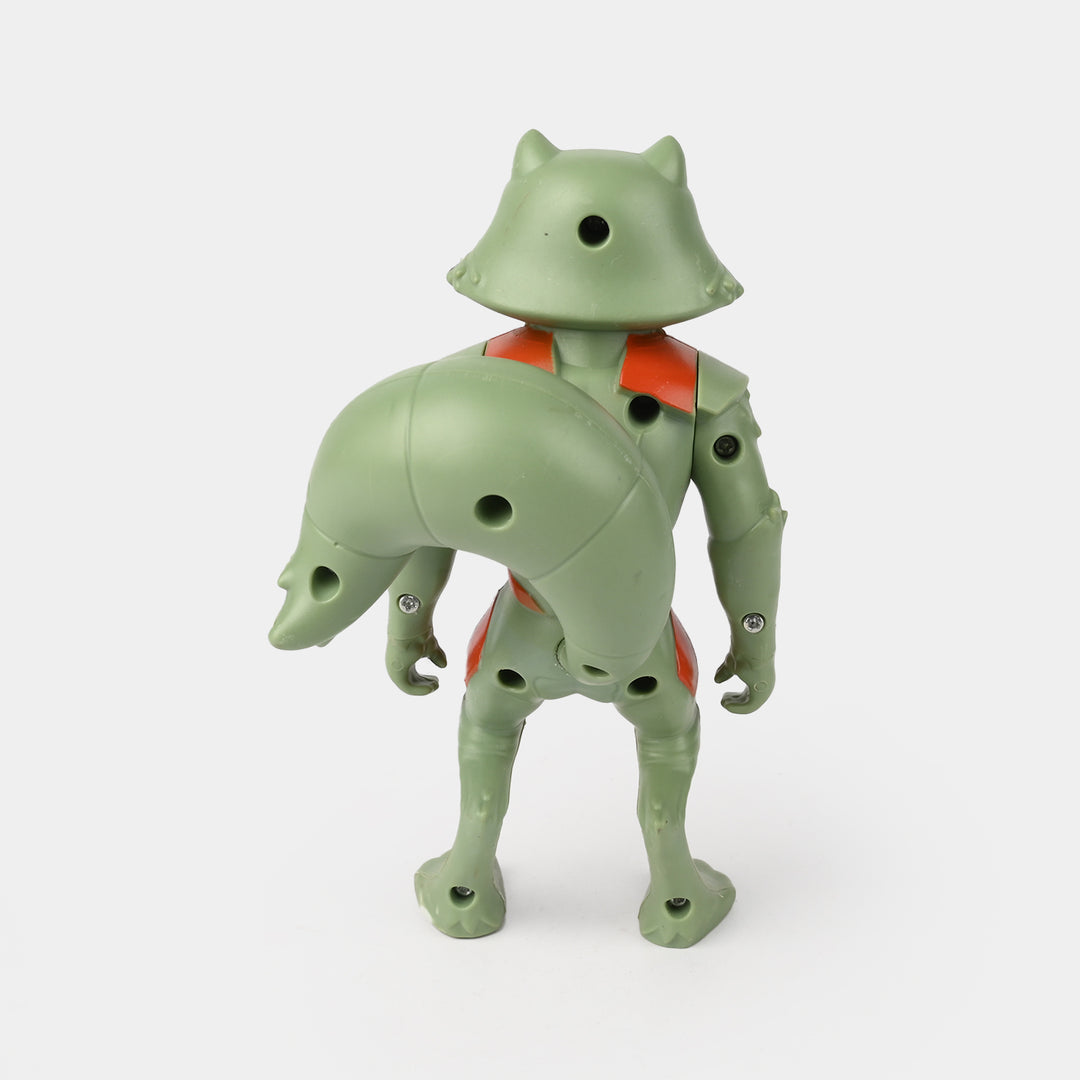 Light-Up Action Figure With Movable Arms