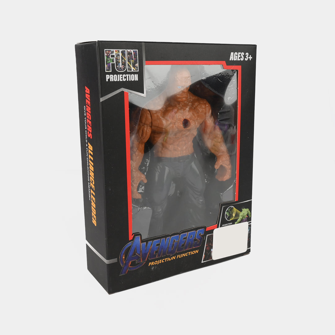 Light-Up Action Figure With Movable Arms