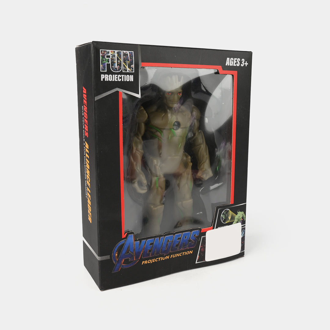 Light-Up Action Figure With Movable Arms