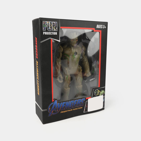 Light-Up Action Figure With Movable Arms