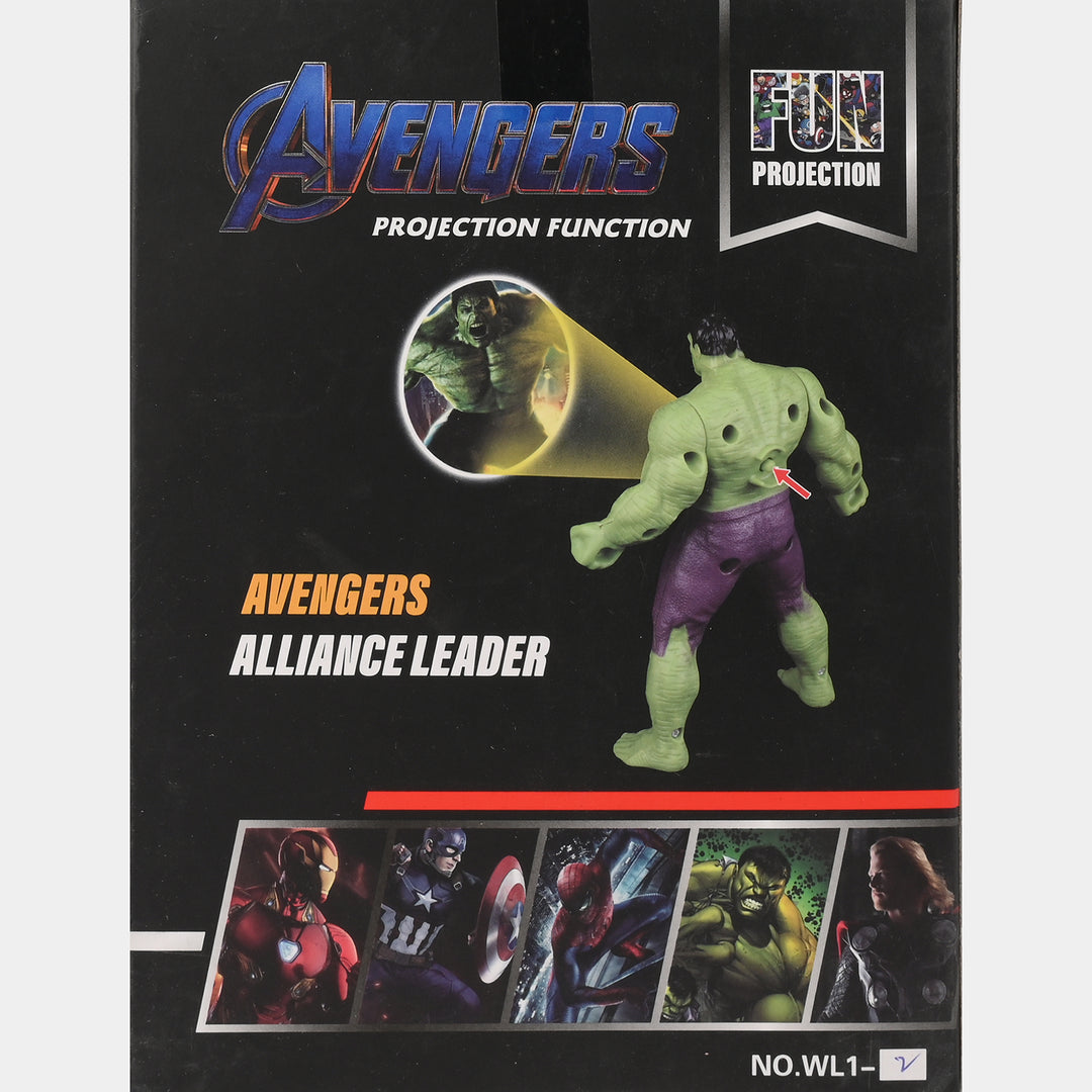 Light-Up Action Figure With Movable Arms