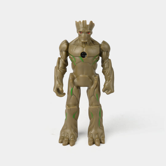 Light-Up Action Figure With Movable Arms