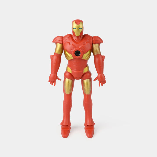 Light-Up Action Figure With Movable Arms