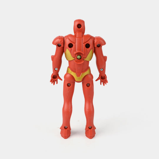 Light-Up Action Figure With Movable Arms