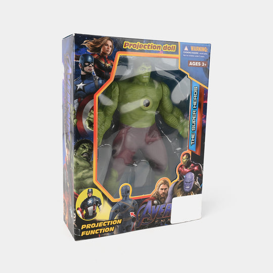 Light-Up Action Figure With Movable Arms